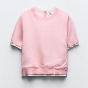 Zara LINEN BLEND TOP S